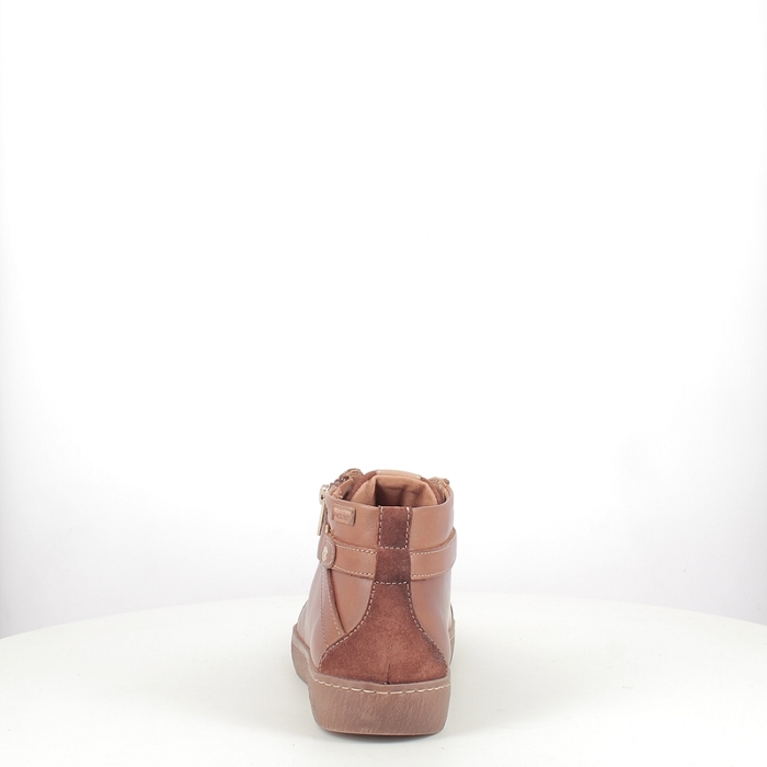 Pikolinos basket lanzarote cuir lisse cognac lacet zip5371401_4