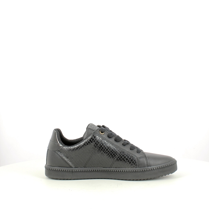Geox basket d166hc cuir lisse noir lacet zip5371501_3