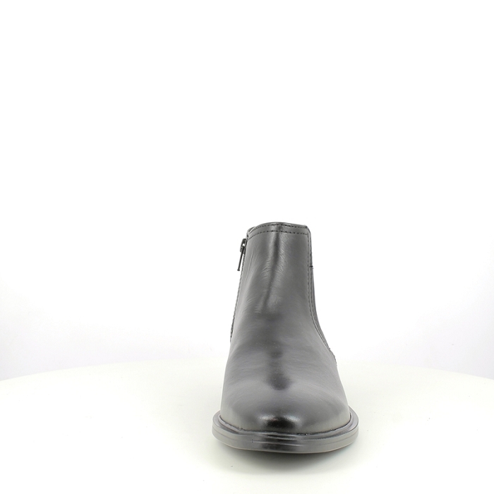 Geox bottine u044wa cuir lisse noir zip5372001_2