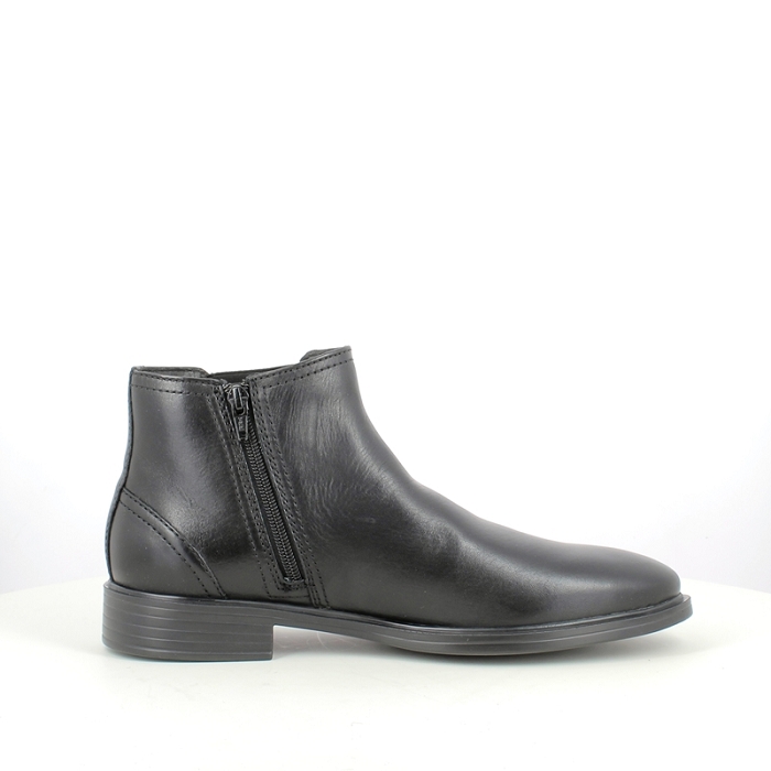 Geox bottine u044wa cuir lisse noir zip5372001_3