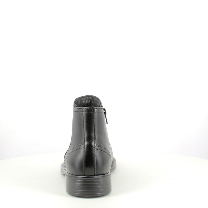 Geox bottine u044wa cuir lisse noir zip5372001_4