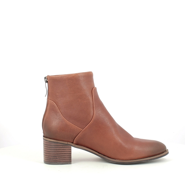 Mamzelle bottine taxus cuir lisse cognac zip5372502_3