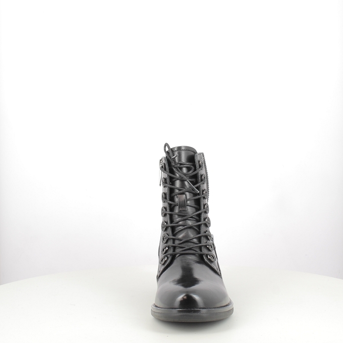 Regarde le ciel bottine roxana 49 cuir lisse noir lacet zip5372701_2