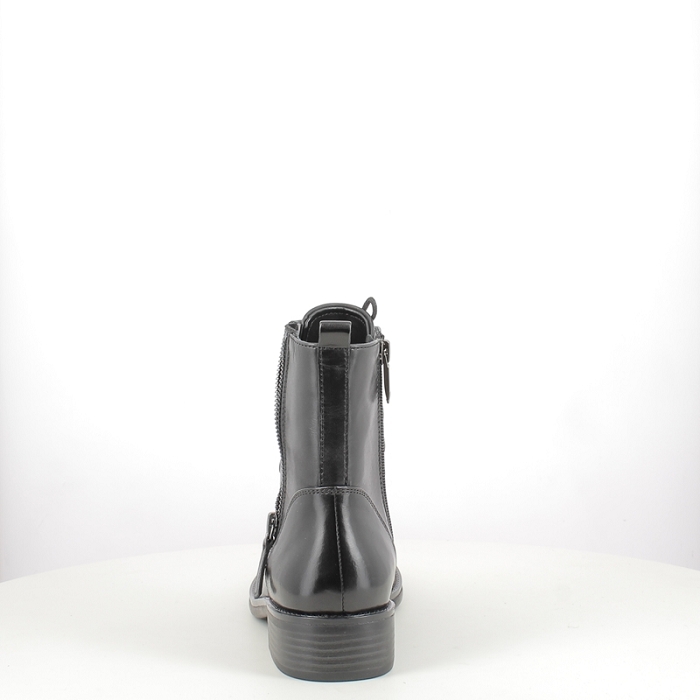 Regarde le ciel bottine roxana 49 cuir lisse noir lacet zip5372701_4