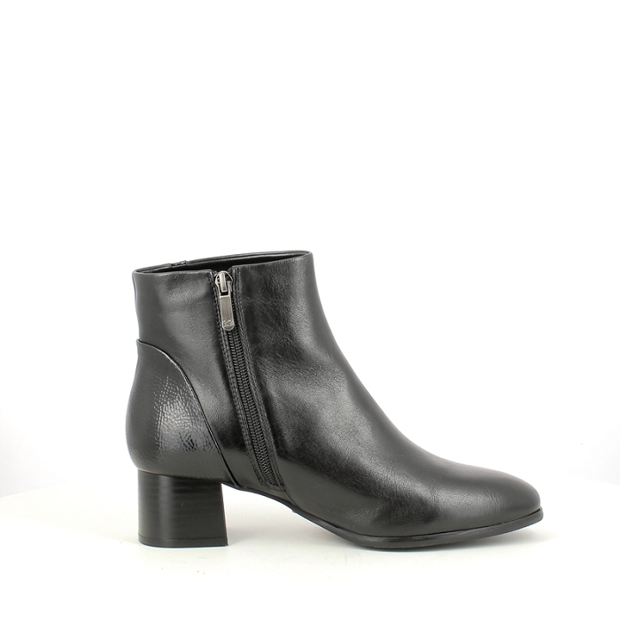 Regarde le ciel bottine piera 10 cuir lisse noir zip5373101_3
