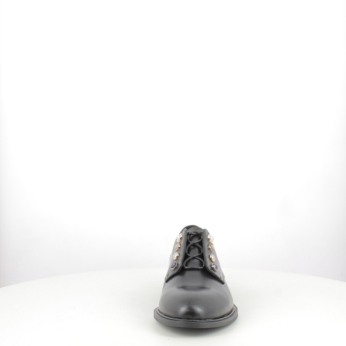 Karston derbies mocassins torino cuir lisse noir lacet5373801_2