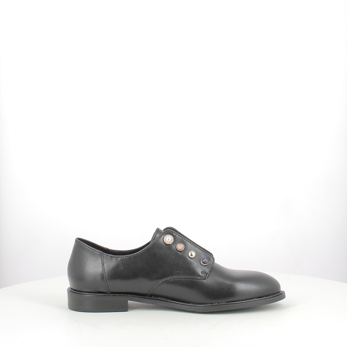 Karston derbies mocassins torino cuir lisse noir lacet5373801_3
