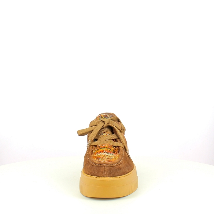 Softwaves derbies mocassins 9.11.13 cuir velours marron lacet5374001_2