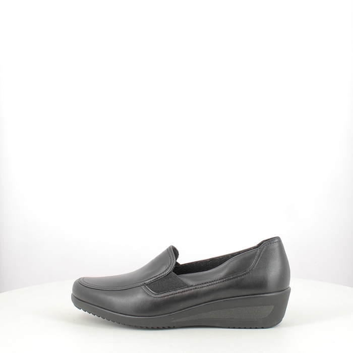 Ara derbies mocassins 1240625.01 cuir lisse noir