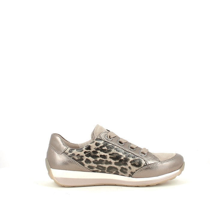 Ara basket 1264587.05 cuir lisse peau imprimee lacet zip5375001_3