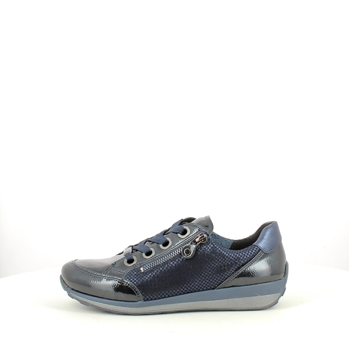 Ara basket 1264587.02 vernis marine lacet zip