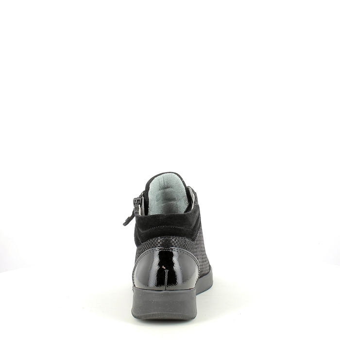 Ara basket 1224499.31 cuir velours noir lacet zip5375301_2