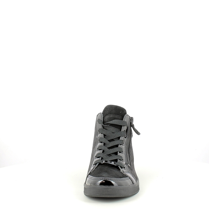 Ara basket 1224499.31 cuir velours noir lacet zip5375301_4