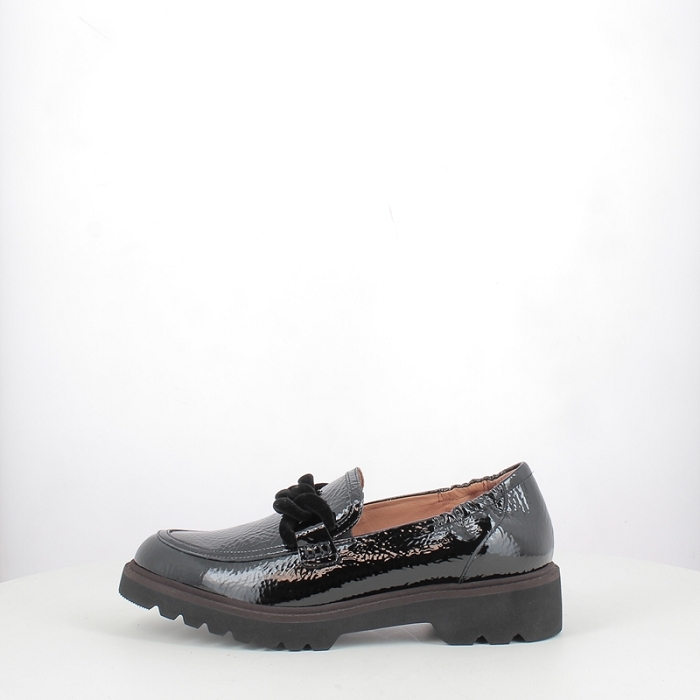 Fugitive derbies mocassins cicluz vernis noir