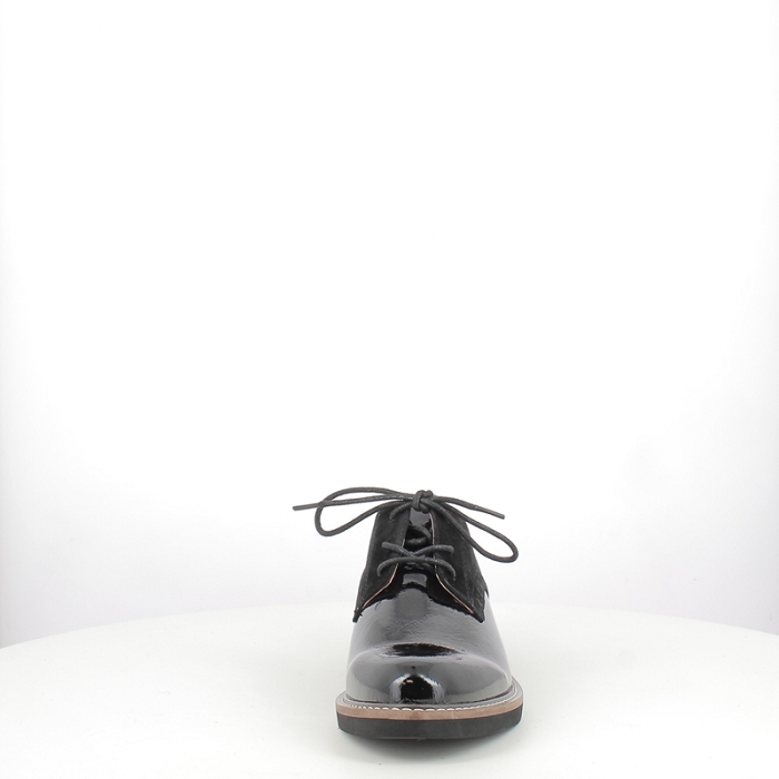 Fugitive derbies mocassins chamois vernis noir5375901_2