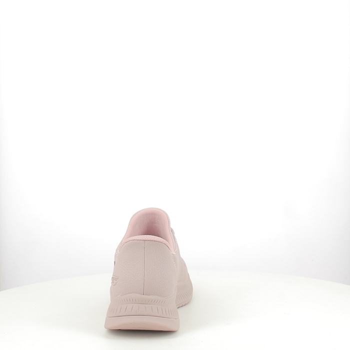 Skechers basket 117740 multi matiere rose lacet5376901_4