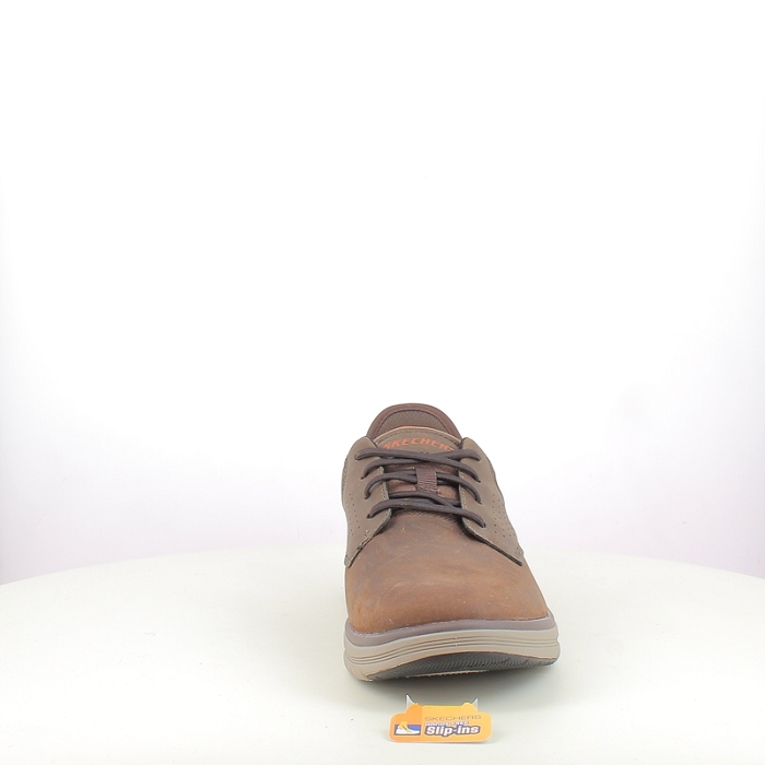 Skechers lacet 205249 cuir gras marron lacet5377901_2