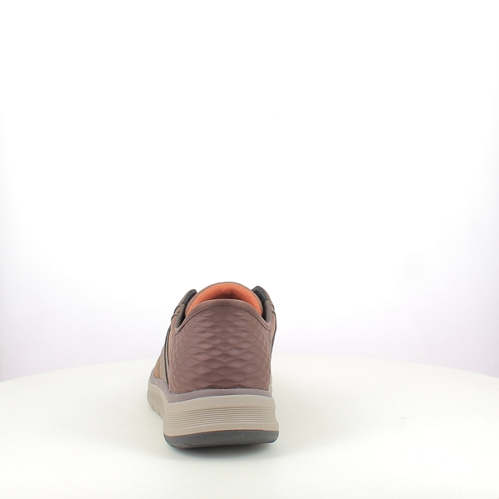 Skechers lacet 205249 cuir gras marron lacet5377901_4