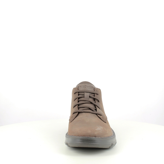 Skechers lacet sn205514 cuir lisse marron lacet5378001_2
