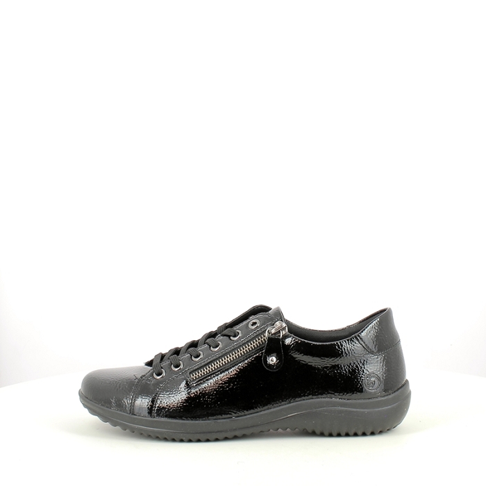 Remonte basket d1e03.01 vernis noir lacet zip