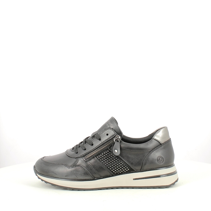 Remonte basket d1g13.03 multi matiere noir lacet zip