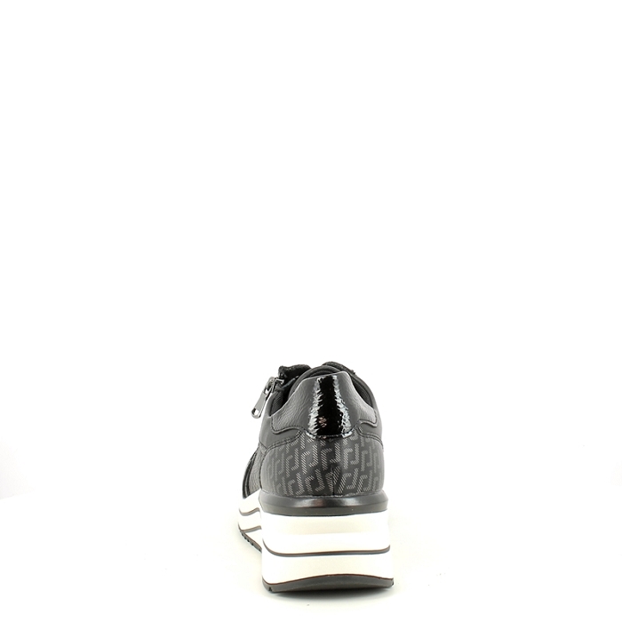 Remonte basket d0t16.54 cuir lisse noir lacet zip5378902_4