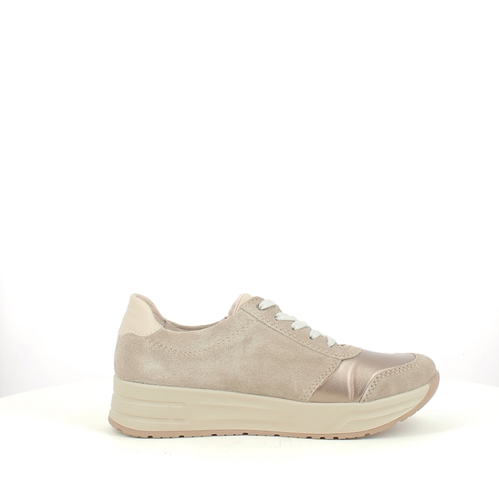 Rieker basket n8114.61 cuir lisse beige lacet zip5380201_3