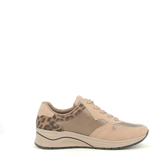 Rieker basket n9503.20 cuir lisse camel lacet zip5380401_3