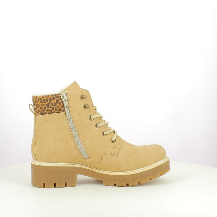 Rieker bottine y8118.60 nubuck beige lacet zip5382001_3