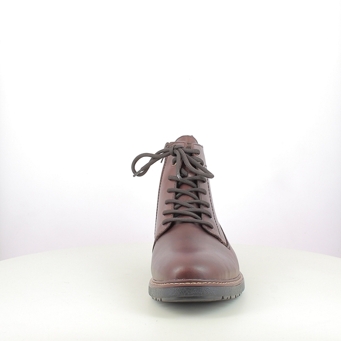 Rieker lacet 33143.25 cuir lisse marron lacet zip5382401_2