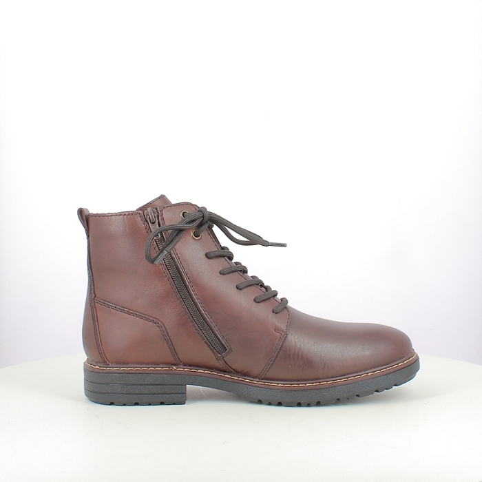 Rieker lacet 33143.25 cuir lisse marron lacet zip5382401_3