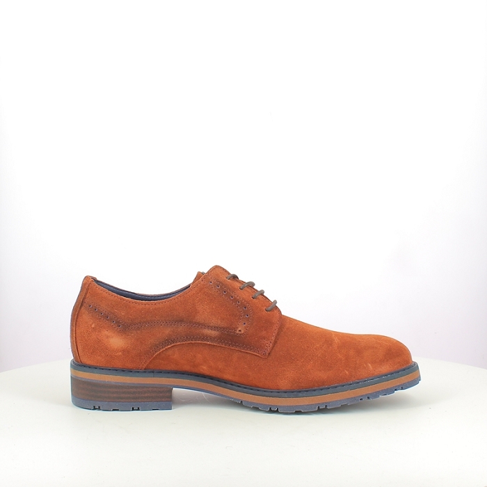 Fluchos lacet f1867 cuir velours cognac lacet5383601_3