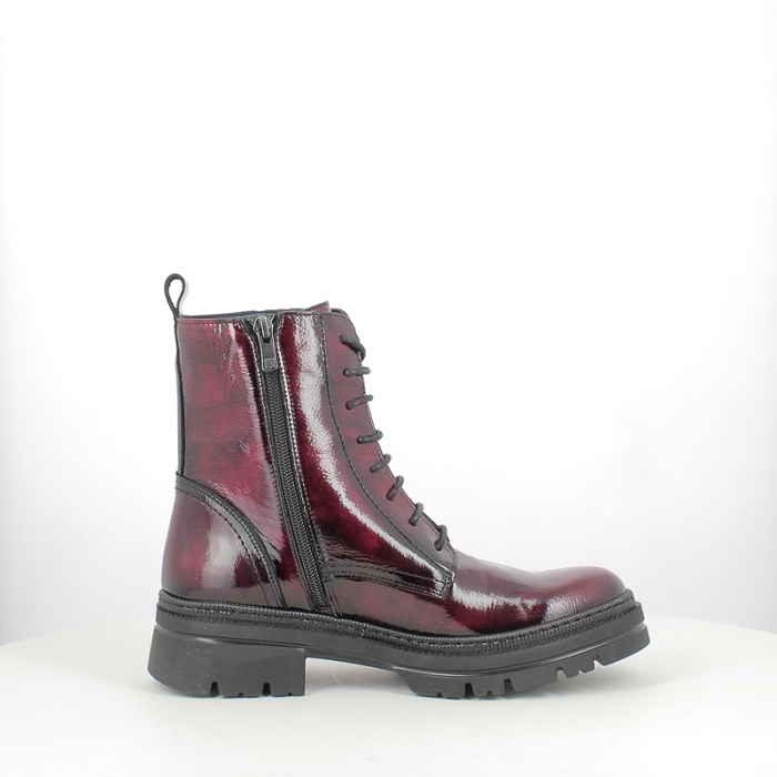 Dorking bottine d9389gw vernis bordeaux lacet zip5384501_3