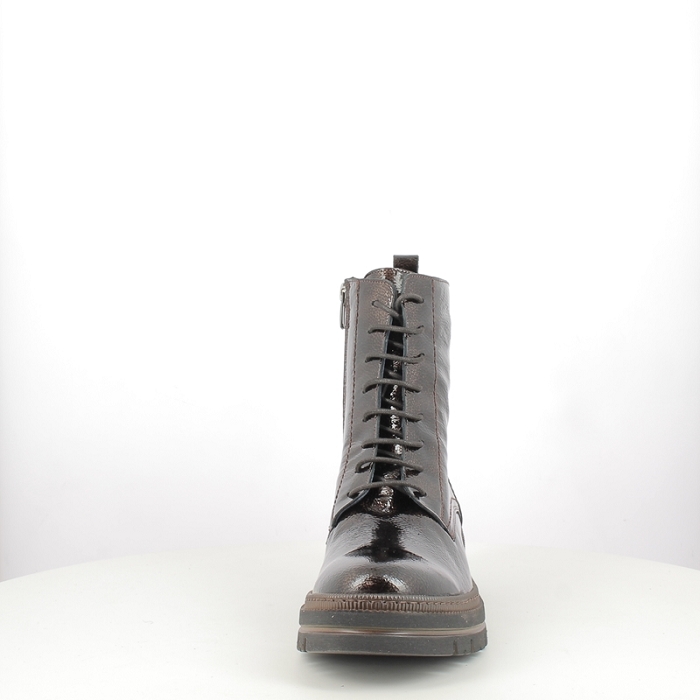 Dorking bottine d9389gw vernis bronze lacet zip5384502_2