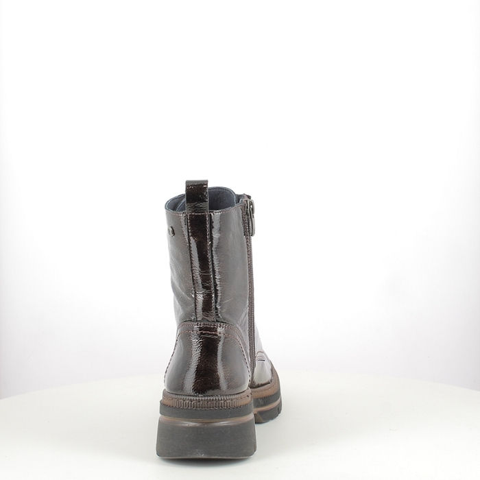Dorking bottine d9389gw vernis bronze lacet zip5384502_4