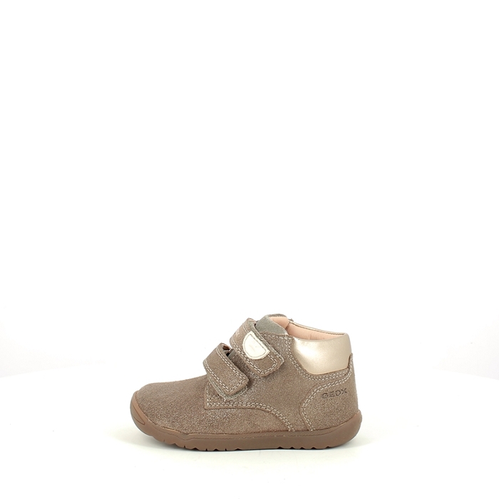 Geox premier pas b164pc cuir velours gris scratch