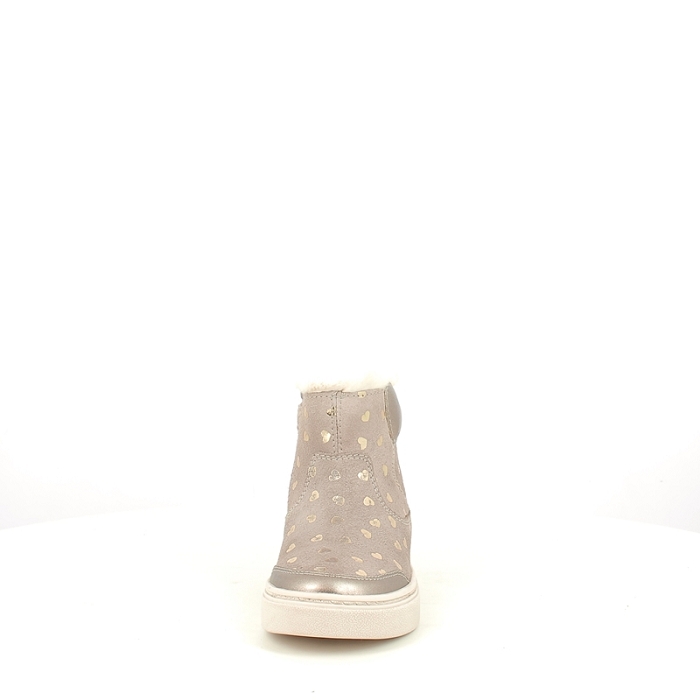 Geox premier pas b563hb cuir velours beige zip5387501_2