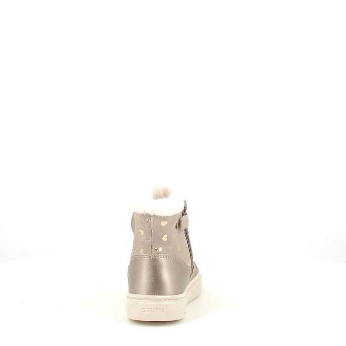Geox premier pas b563hb cuir velours beige zip5387501_4
