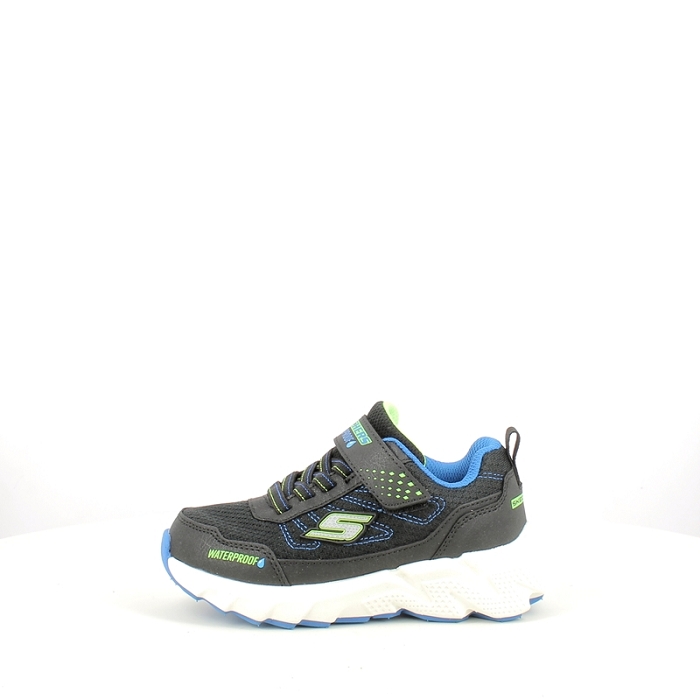 Skechers garcon 406334l synthetique noir scratch