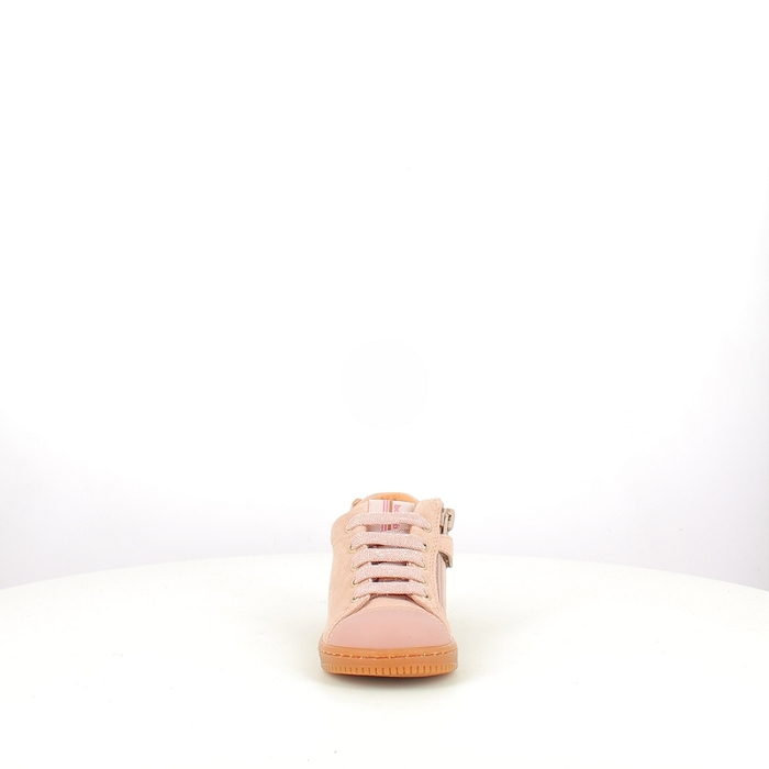 Babybotte romagnoli premier pas 7015b047 cuir velours rose lacet zip5390101_2