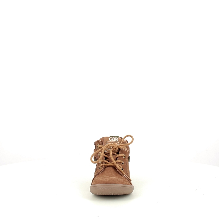 Gbb debout basile nubuck marron lacet zip5391601_2