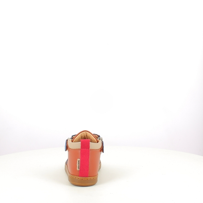 Shoo pom premier pas bouba bi zip cuir lisse camel lacet zip5407701_4