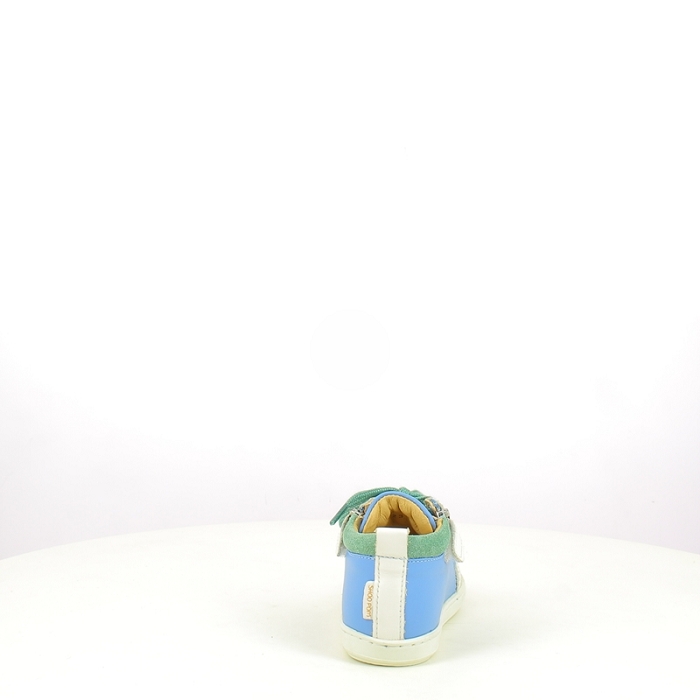 Shoo pom premier pas bouba bi zip cuir lisse jean lacet zip5413101_4