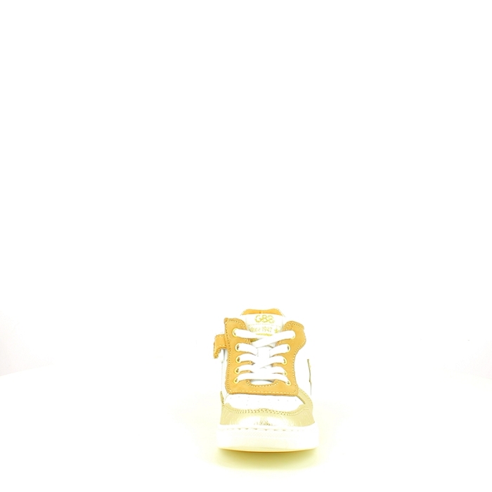 Gbb premier pas givre cuir lisse blanc lacet zip5415101_2