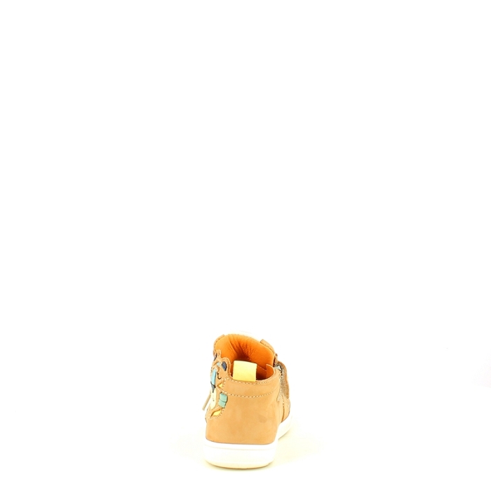 Gbb premier pas basile cuir lisse beige lacet zip5415201_4