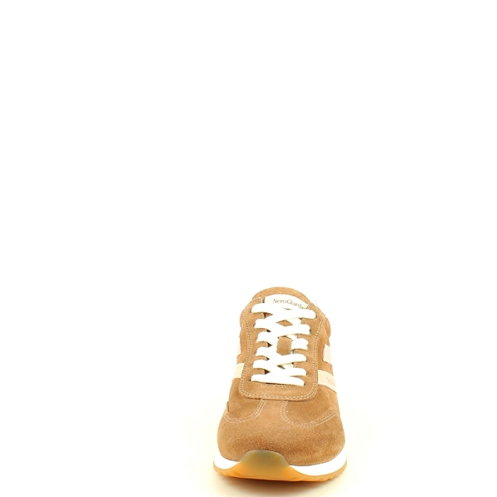 Nero giardini basket e615160d cuir velours marron lacet5421801_2