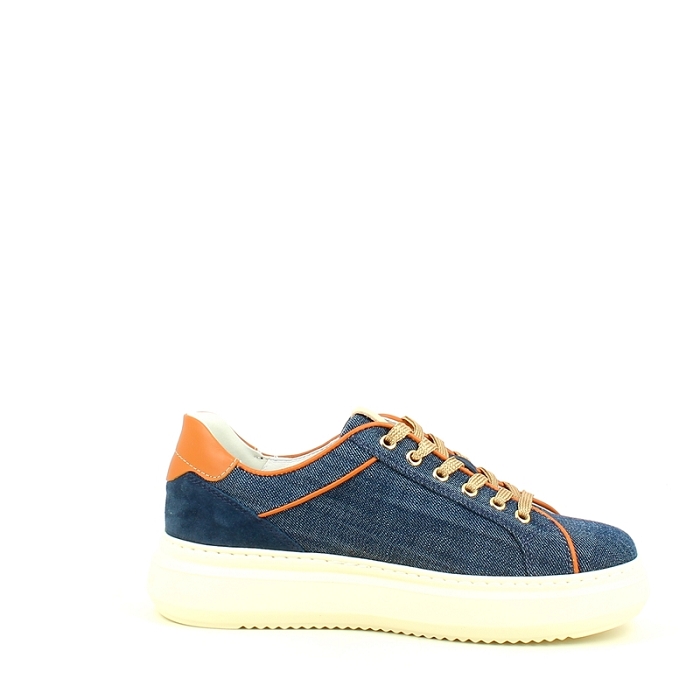 Nero giardini basket e615280d toile bleu lacet5421901_3