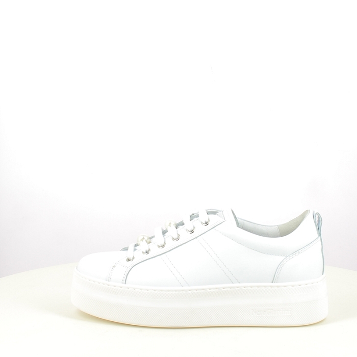 Nero giardini basket e615311d cuir lisse blanc lacet5422001_3