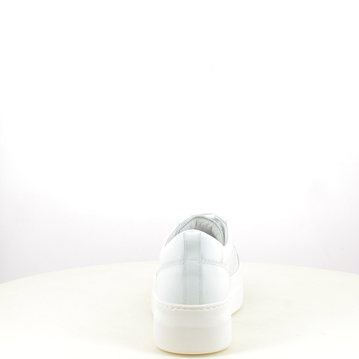 Nero giardini basket e615311d cuir lisse blanc lacet5422001_4