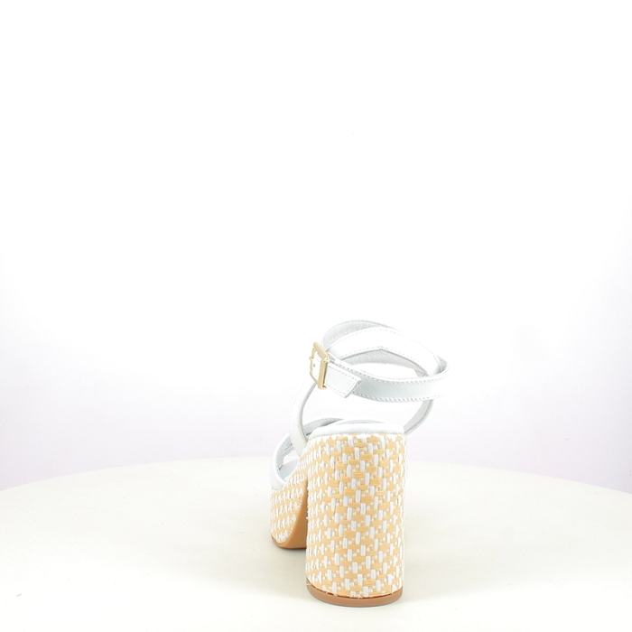 Nero giardini sandale e616072d cuir lisse blanc boucle5422201_4